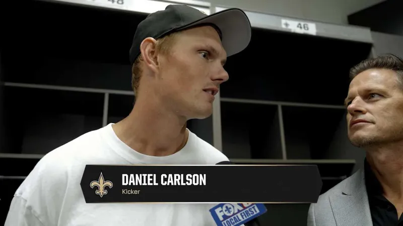Daniel Carlson | Saints-Cowboys Postgame
