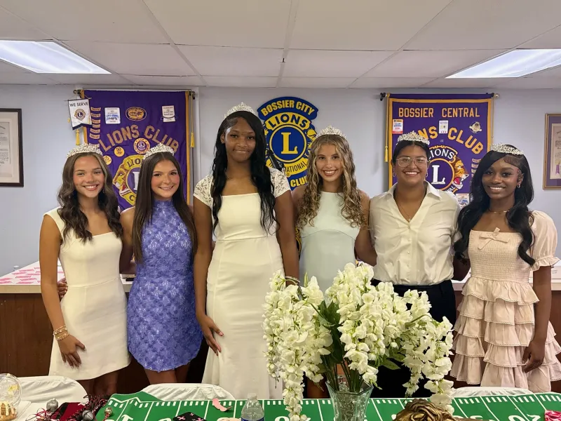 Bossier City Lions Club Welcomes 2026 Football Jamboree Queens