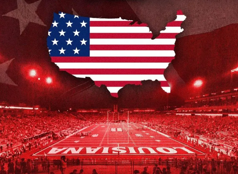 UL Looking for Volunteers to Hold USA-Shaped Flag on Football Field