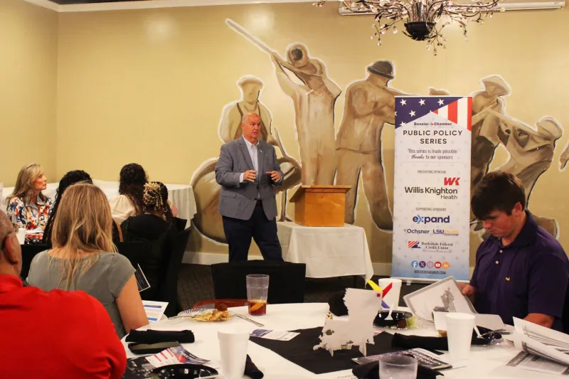 Judge Michael Nerren Discusses Bossier Parish Court System at Chamber Luncheon