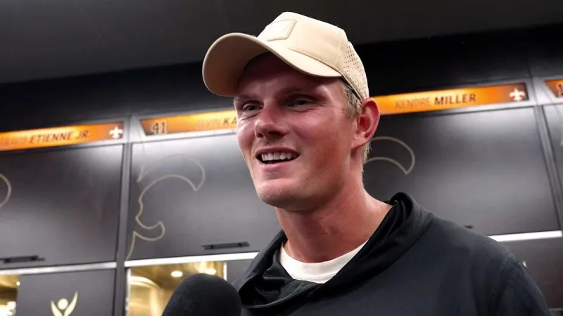 Daniel Carlson on becoming Saints kicker, game-winner vs. Cowboys 9/1/2026