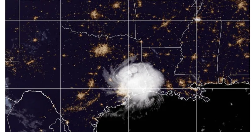 Edouard weakens to tropical depression, continues to bring rain, wind to parts of Texas, Louisiana