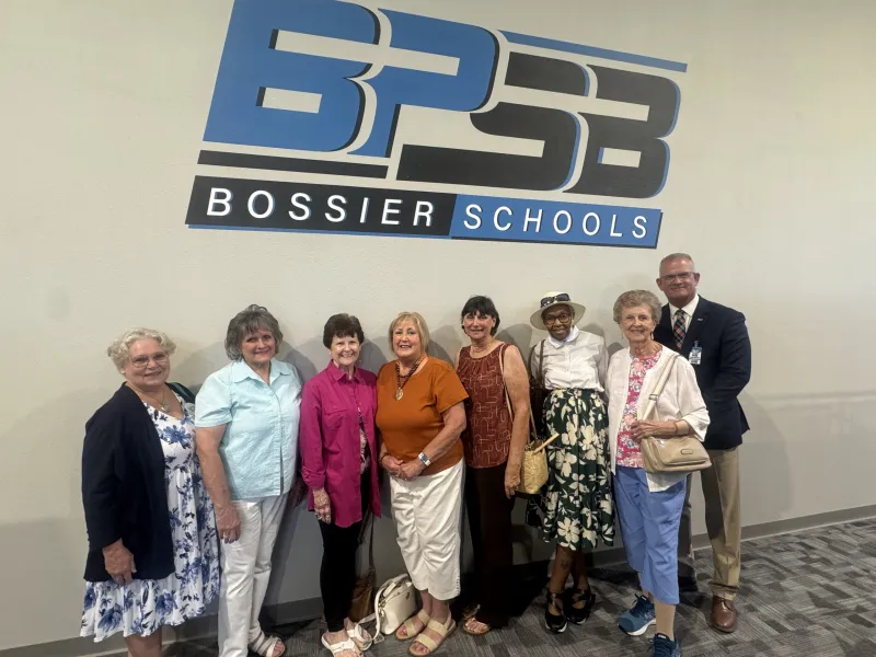 Bossier Retired Teachers Tour Historic Benton High Gym