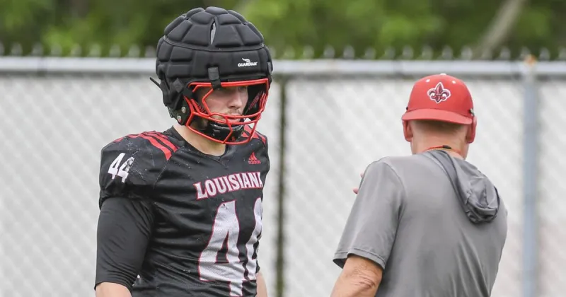 UL linebacker's climb up depth chart culminates as senior team leader