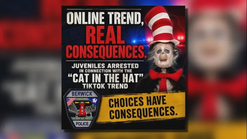 Law enforcement warns of viral 'Cat in the Hat' social media trend