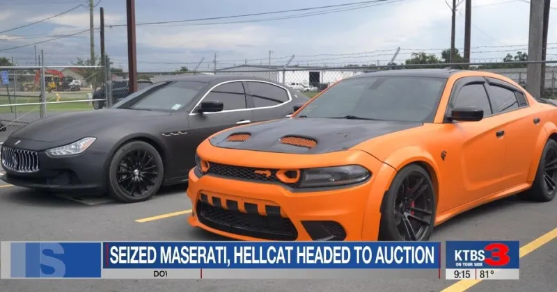 Seized luxury cars from major drug bust head to Bossier City auction block
