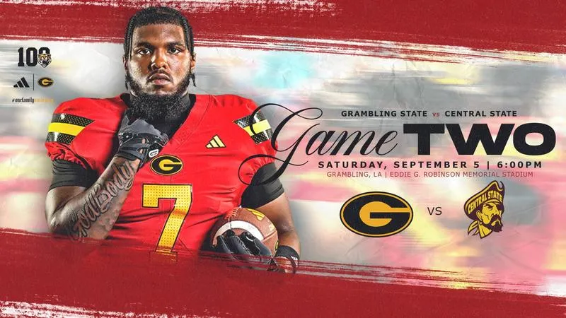 Grambling State Gears Up for Contest versus Central State