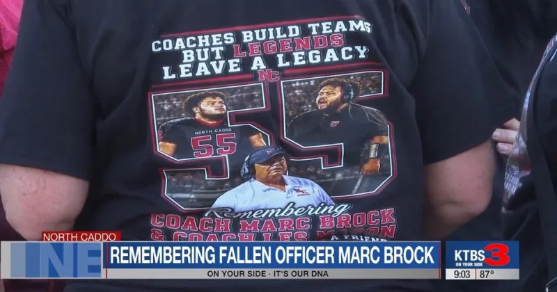 North Caddo retires Marc Brock's No. 55 jersey