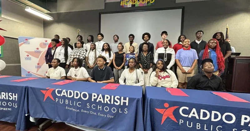 Caddo Parish high school students prepare for workforce at annual internship signing day