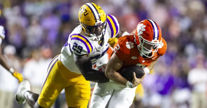 LSU's defense smothered Clemson. Check out the numbers behind its impressive showing.