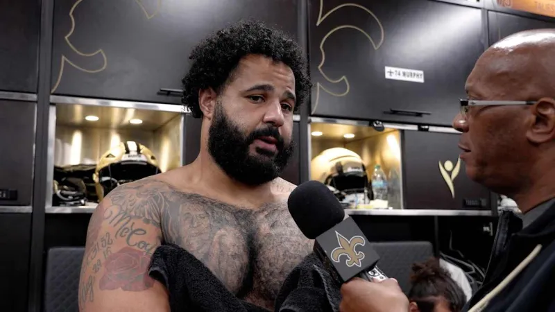 Erik McCoy on excitement, Tyler Shough's leadership | Saints vs. Lions 2026 NFL Week 1