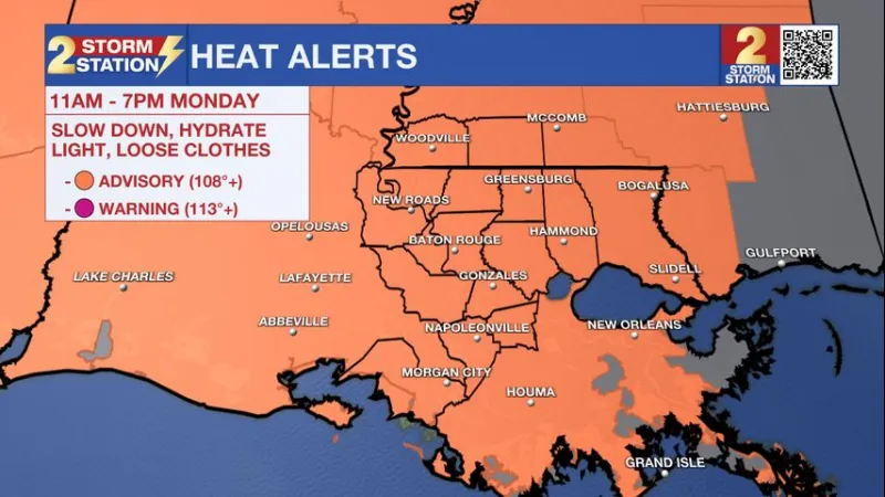 Monday AM Forecast: Labor Day Brings Dangerous Heat; Storms This Afternoon
