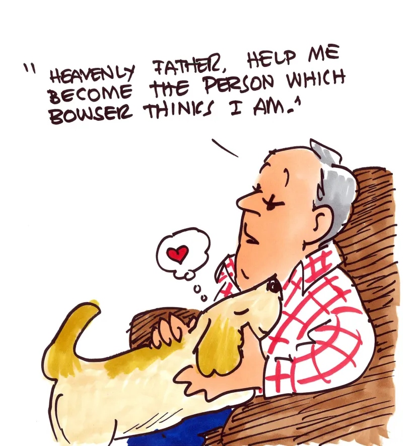 A dog's owner prayer