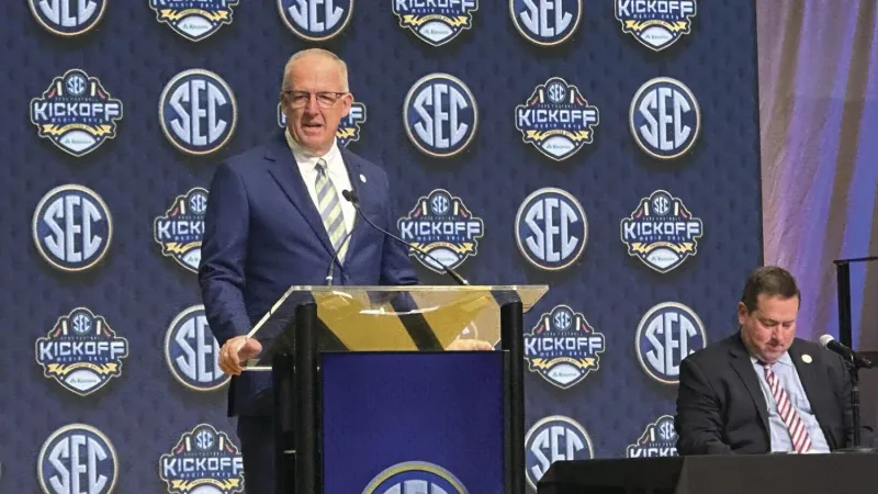 'A sanity test': Attorney for ex-NFL players once bound for LSU plans legal action against SEC, Greg Sankey