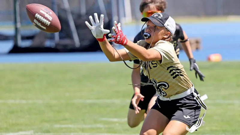 Saints lead flag football growth in France with new national tournament series