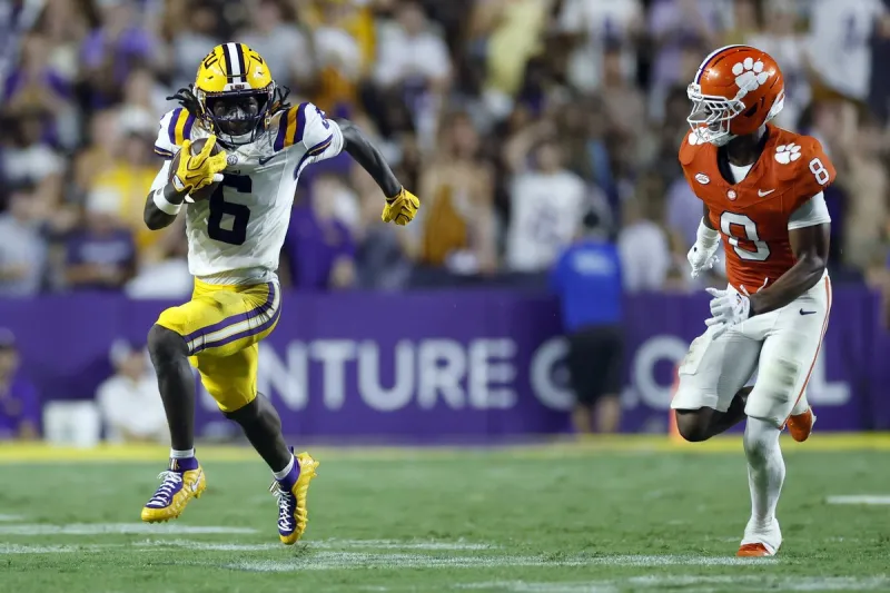 LSU Football Climbs To #6 After Dominant Clemson Victory