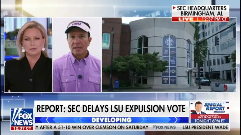 'The SEC tries to villainize LSU:' Gov. Jeff Landry speaks about LSU, SEC dispute
