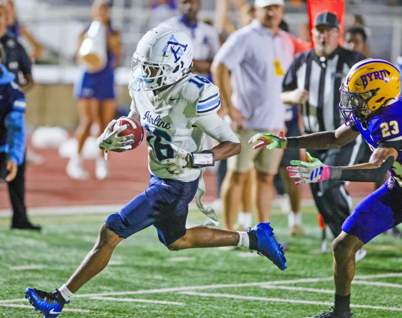 High school football: Airline downs Byrd, improves to 2-0