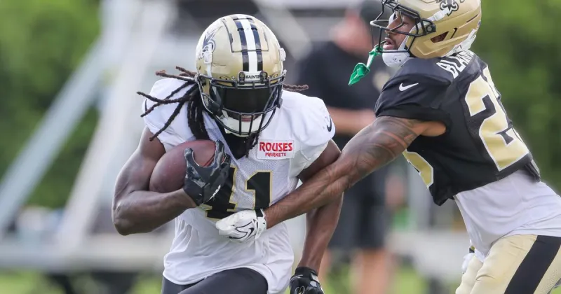 The Saints give an update on running back Alvin Kamara's status ahead of Lions opener