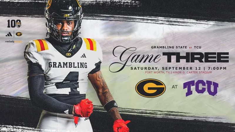 Grambling State Faces First Road Test of Season at TCU