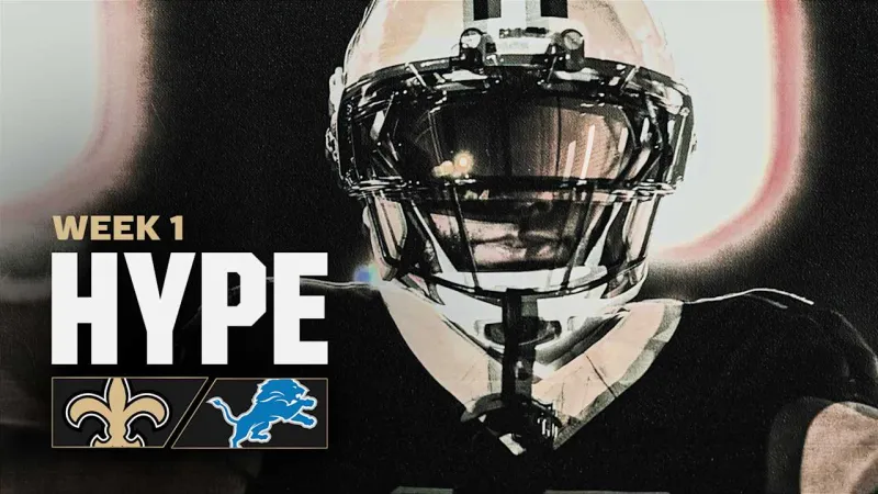 GET HYPE for Saints vs Lions | 2026 NFL Week 1