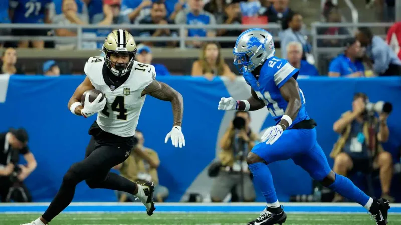 Photos: Game Action | Saints at Lions | 2026 NFL Week 1