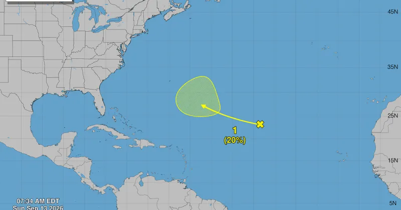 Hurricane forecasters track Atlantic low-pressure system that could be slow to develop