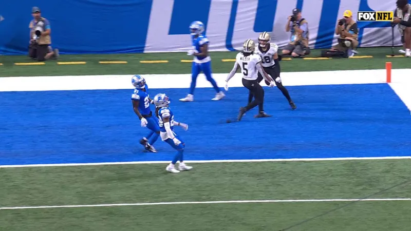 Kendre Miller 8-yard TD puts Saints on the board | Saints-Lions Highlights | 2026 NFL Week 1