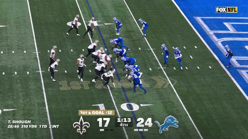 Tyler Shough to Juwan Johnson in the back of the end zone | Saints-Lions Highlights