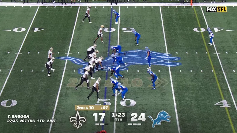Olave goes UP HIGH on 43-yard Shough connection | Saints-Lions Highlights