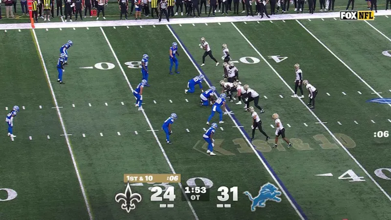 Juwan Johnson's 27-yard catch puts Saints in scoring range | Saints-Lions Highlights | 2026 NFL Week 1