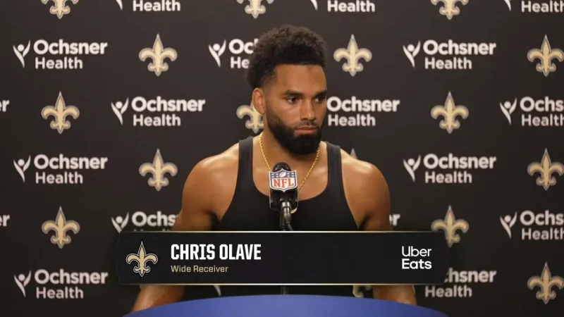 Chris Olave | Saints-Lions Postgame