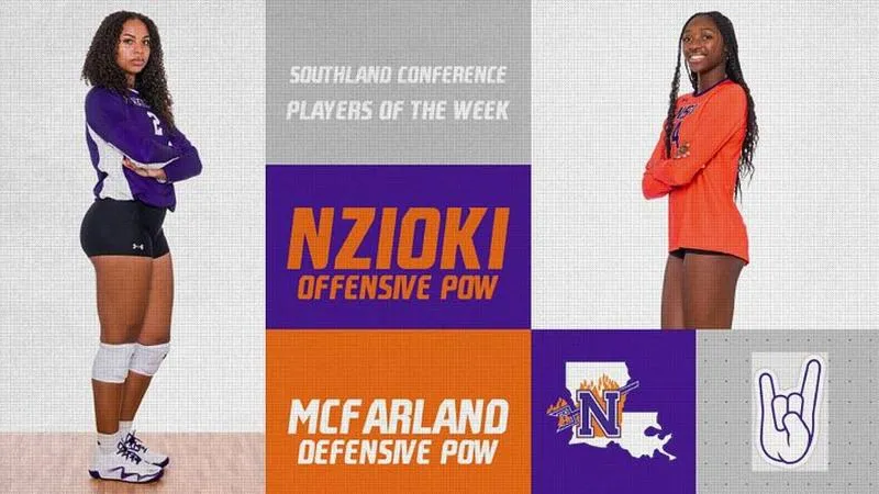 Nzioki, McFarland earn Southland Player of the Week awards