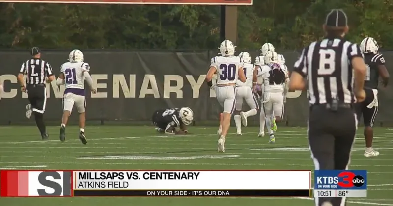 Centenary shutout by Millsaps in season opener