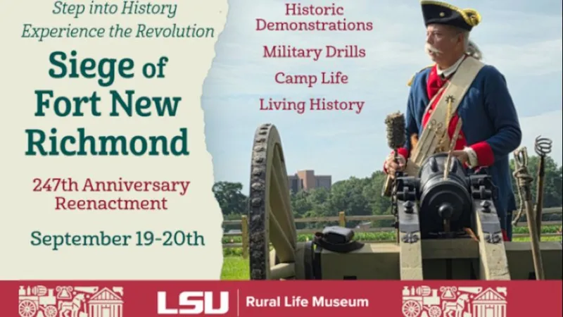 LSU Rural Life Museum hosting Siege of Fort New Richmond anniversary event