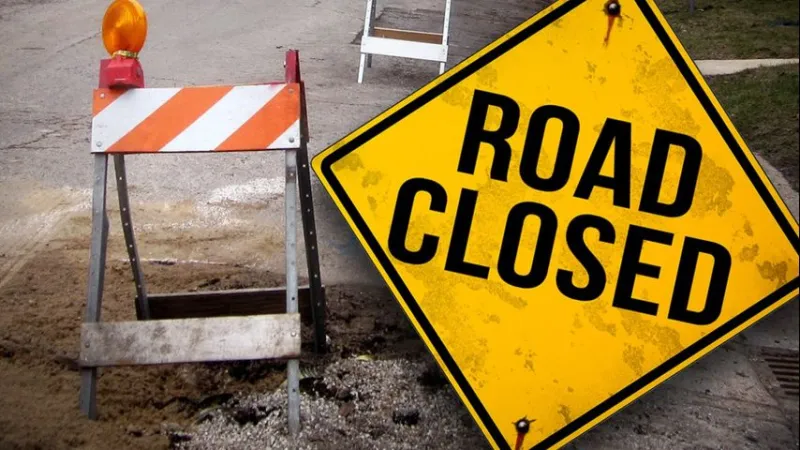 Buck Carroll Road in Walker closed after cross culvert collapses