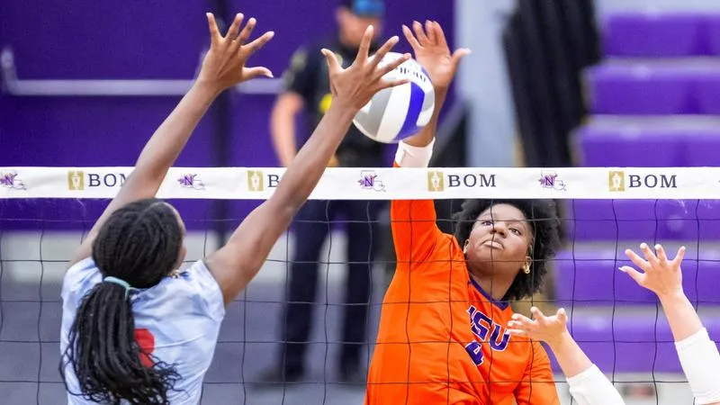 Balanced offense leads Demons to fifth straight win, beat Bulldogs in three sets