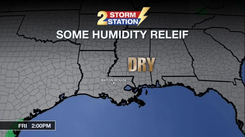 Wednesday AM Forecast: Drier air will cause noticeable change for the end of the week