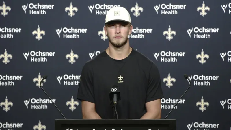 Tyler Shough on performance vs. Lions, Chris Olave | Saints vs. Ravens 2026 NFL Week 2