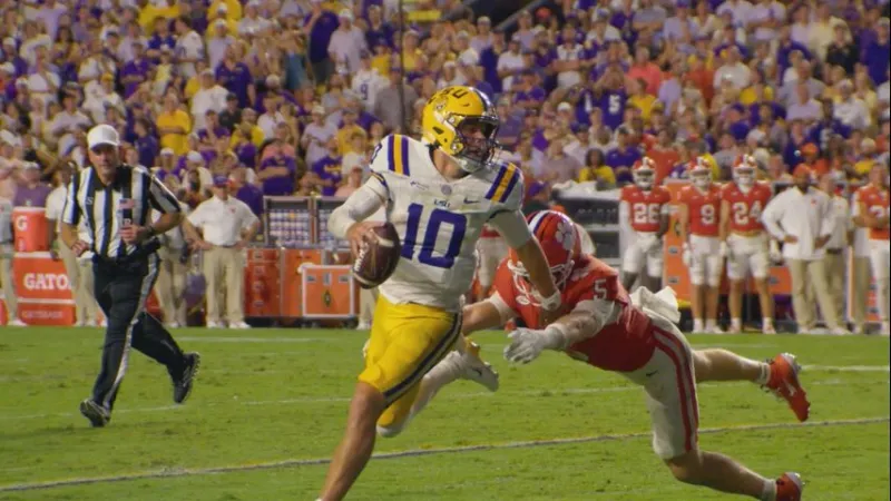 LSU quarterback Sam Leavitt listed as 'doubtful' to play against Ole Miss on SEC injury report
