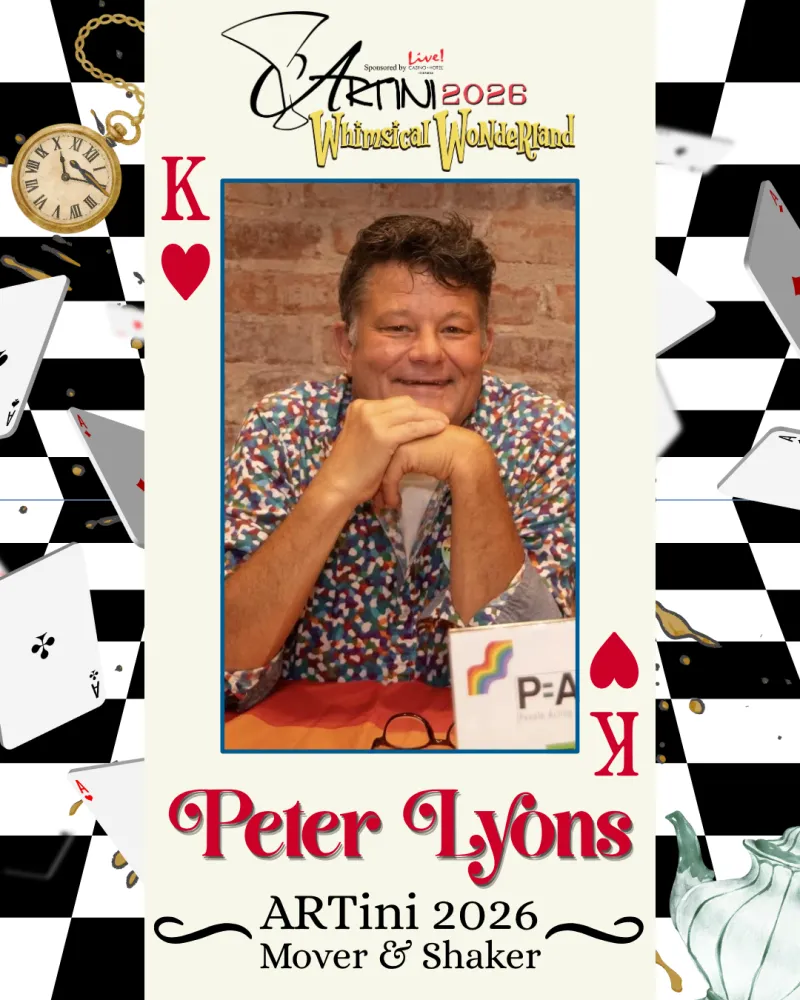 Bossier Arts Council to Honor Peter Lyons as the 2026 Mover & Shaker at ARTini