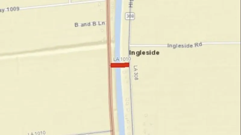 La. 1010 in Assumption Parish will be closed for week as crews conduct bridge maintenance
