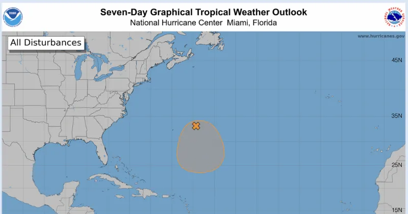 Atlantic disturbance could become tropical depression, turn south over the weekend