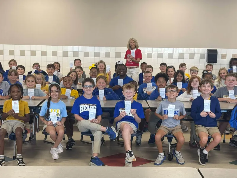 Bossier Elementary Students Celebrate Constitution Week