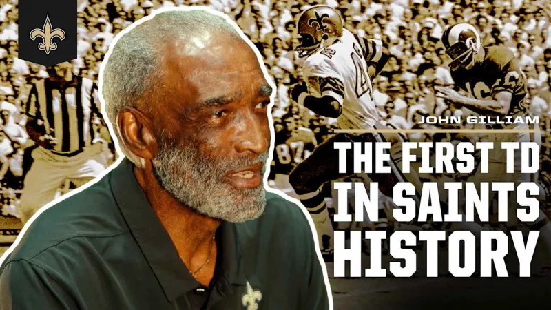 John Gilliam remembers scoring the first touchdown in Saints history | Legacy In Their Words