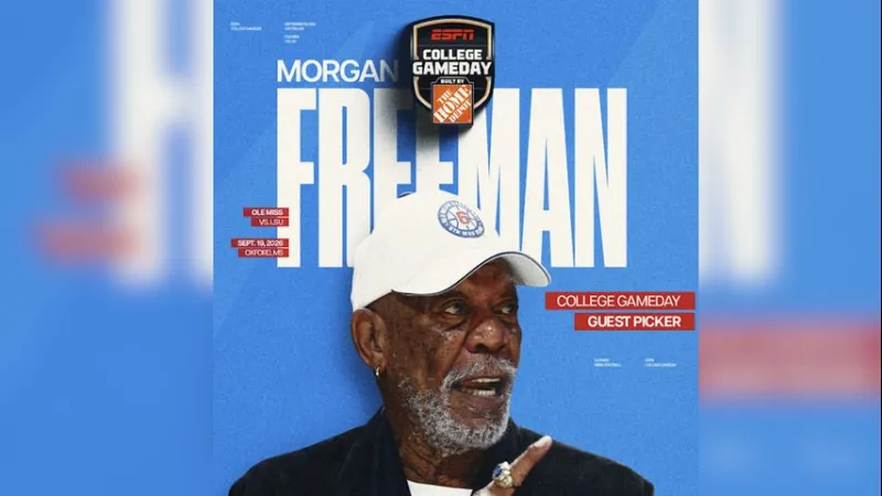 Academy Award winner Morgan Freeman to appear on College GameDay in Oxford ahead of LSU-Ole Miss game