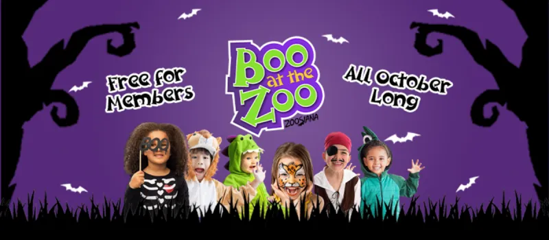 Boo at the Zoo Is Back at Zoosiana All October