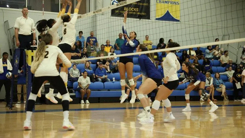 VB: Cowgirls Defeat Grambling In Home Opener