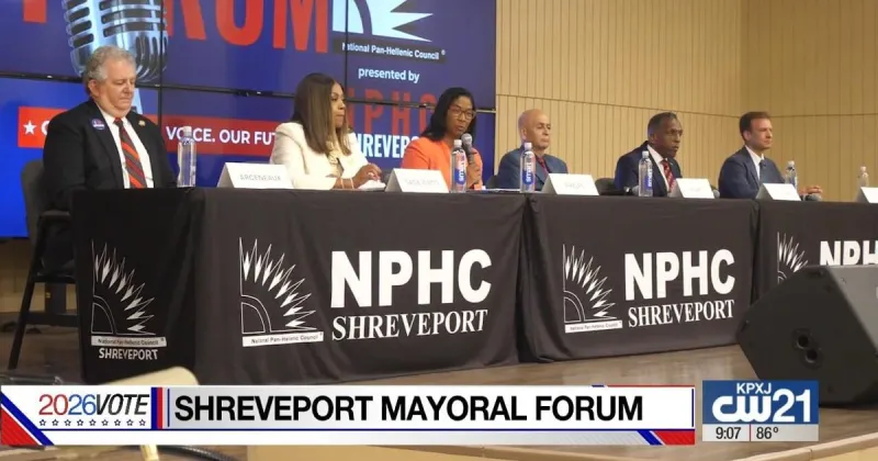 Shreveport mayoral candidates square off at Morningstar Baptist Church forum