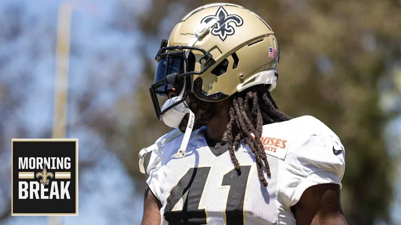 Morning Break: Saints encouraged by Alvin Kamara's progress ahead of Ravens matchup